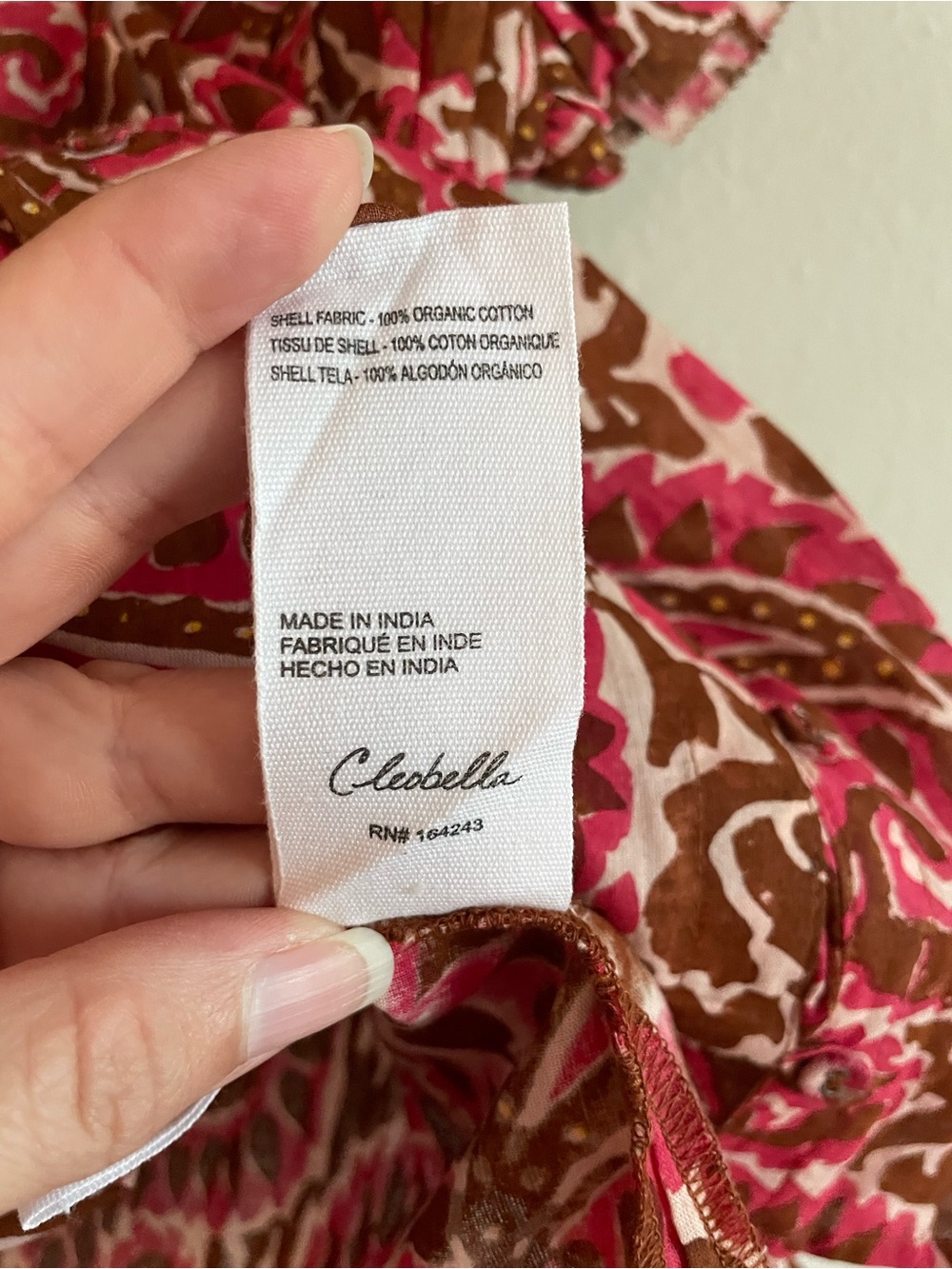 Cleobella Calla Blouse in Aurora Paisley Print Ruffle Cap Sleeves Size Small - Picture 6 of 7